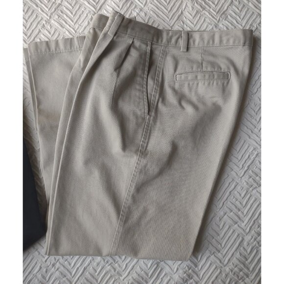 Bundle: Class Club Boys Khaki Navy Casual & Dress Pants Size 16 (h) Husky ~ EXC - Picture 3 of 10